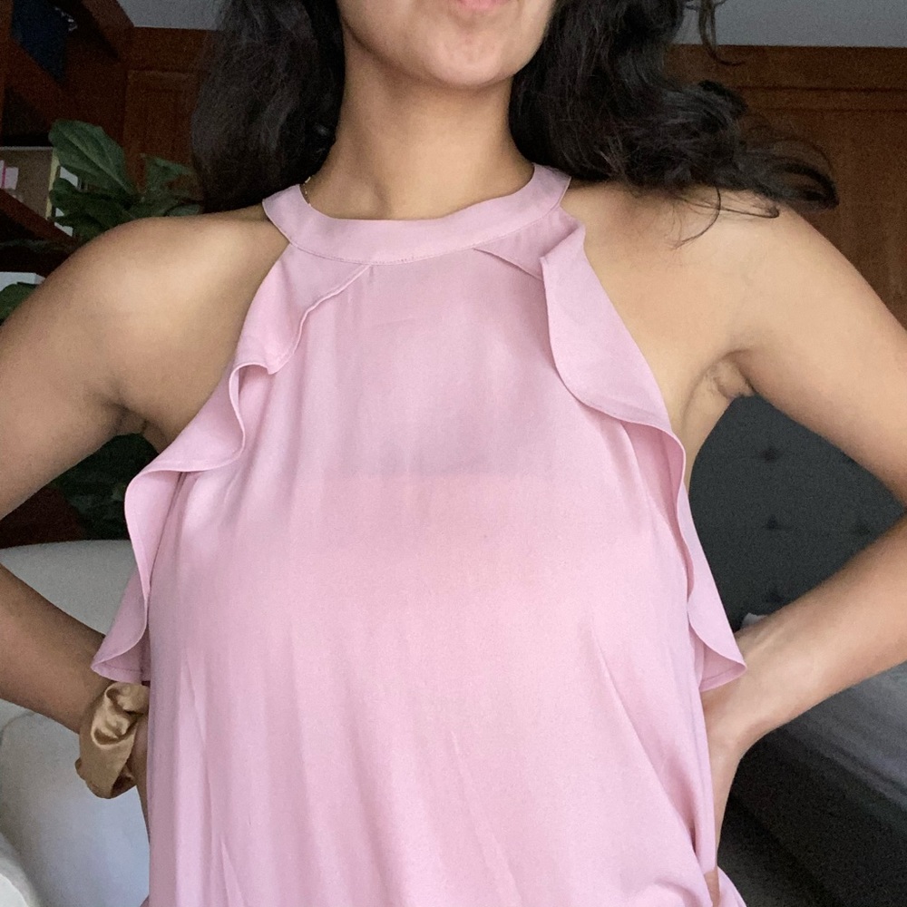 High neck blouse
